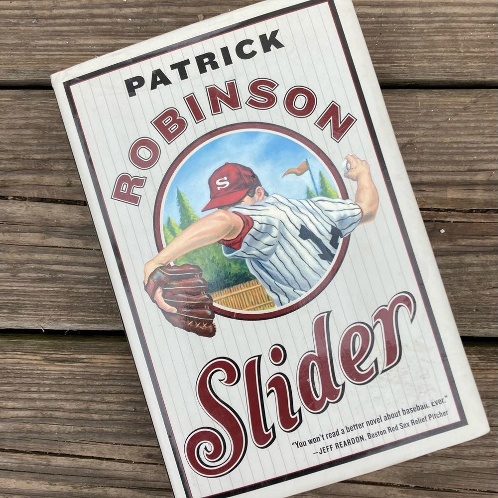 ‘SLIDER’ HARDCOVER BOOK BASEBALL FICTION BY PATRICK ROBINSON